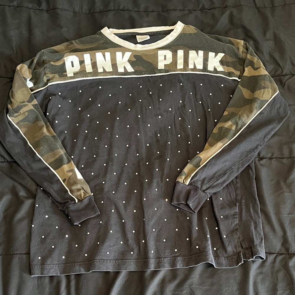 PINK Victoria's Secret Camouflage Long Sleeve